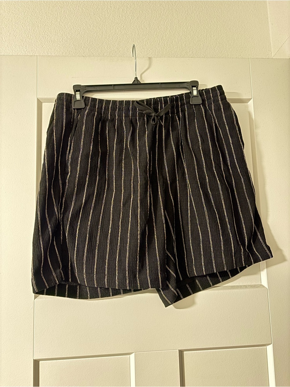 PacSun Black Vertical Stripe Men’s Shorts